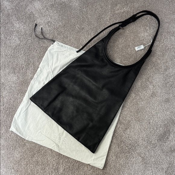 COS Handbags - COS black leather modern minimalist hobo large NWT